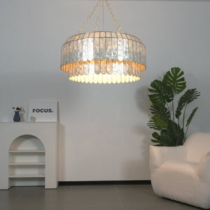 Capiz Aurelia Chandelier