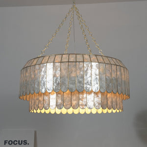 Capiz Aurelia Chandelier