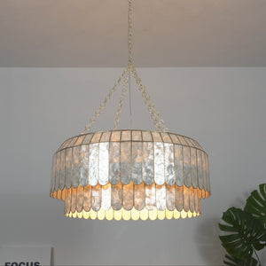 Capiz Aurelia Chandelier