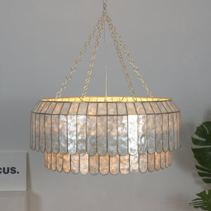 Capiz Aurelia Chandelier