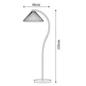 Caprani Tove Floor Lamp 15.7″- 61″ - Docos