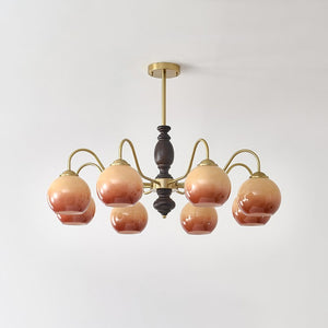 Caramel Orb Chandelier