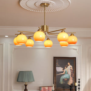 Caramel Sphere Chandelier