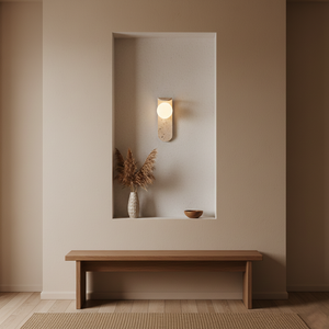 Carlyle Travertine Wall Lamp