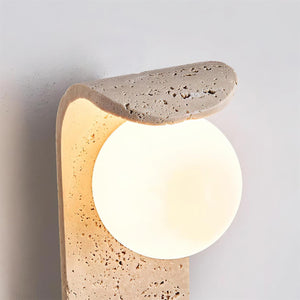 Carlyle Travertine Wall Lamp