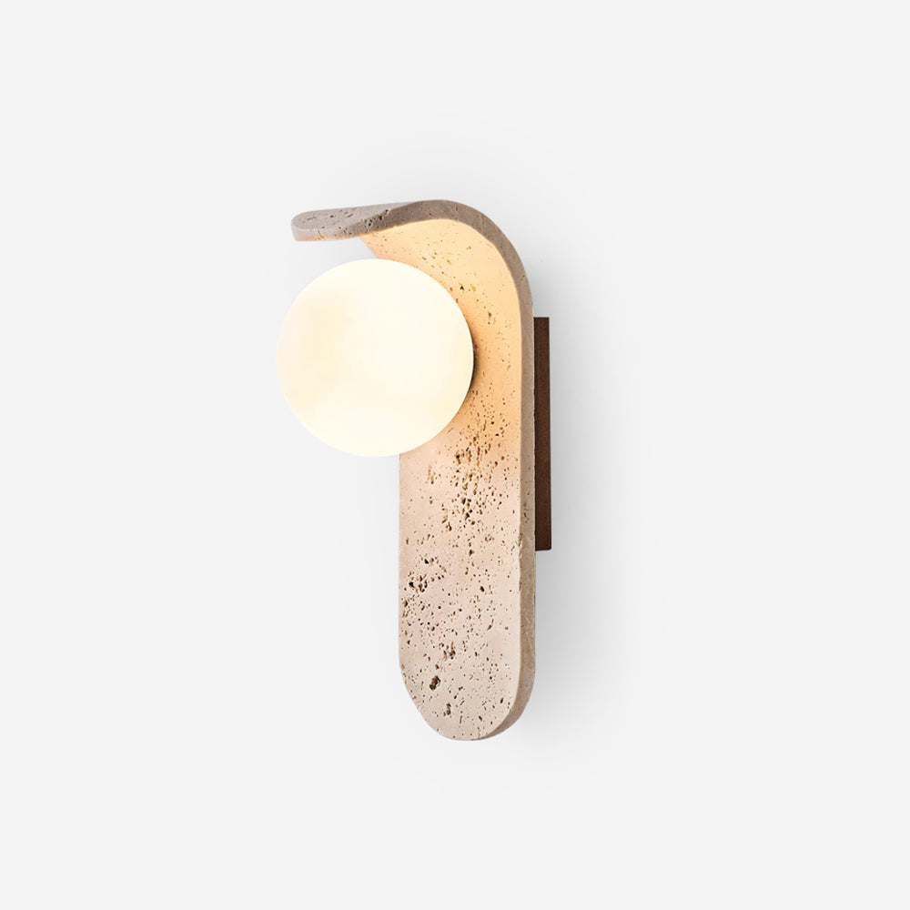 Carlyle Travertine Wall Lamp