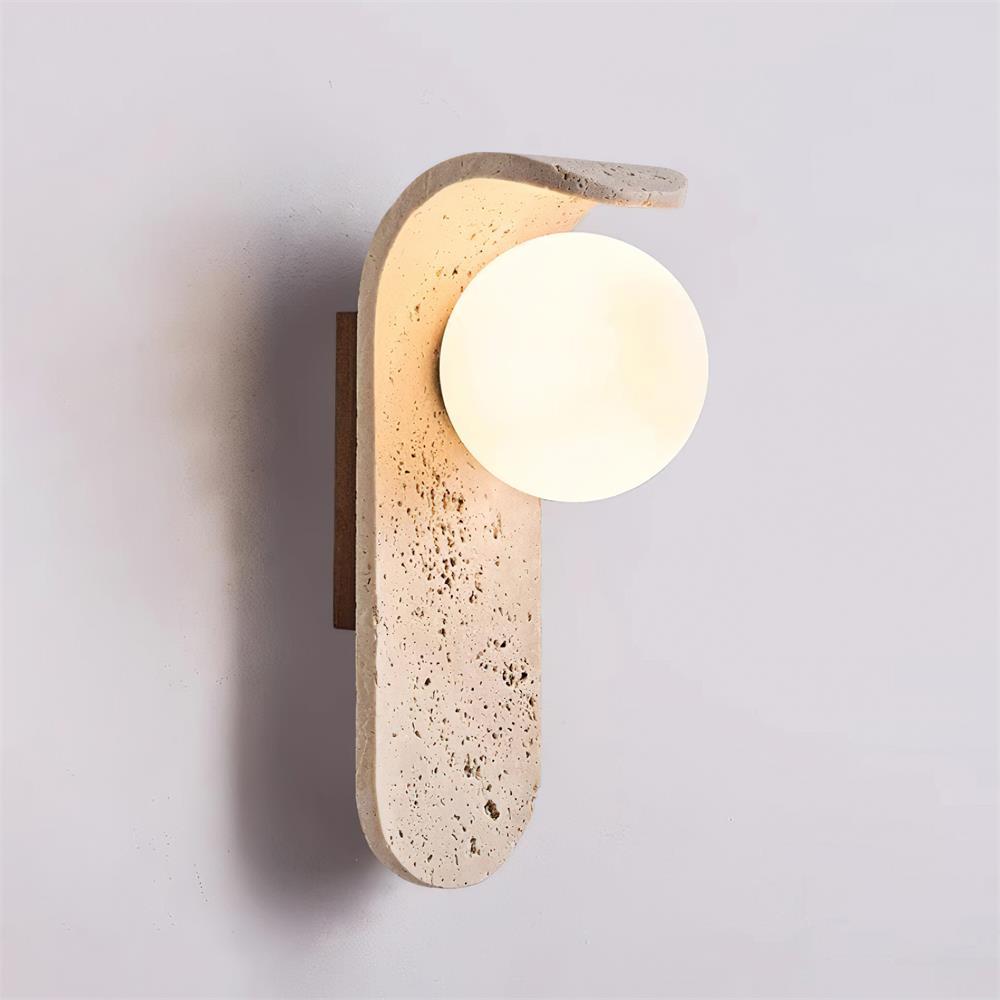 Carlyle Travertine Wall Lamp