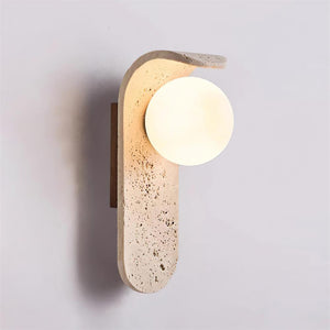 Carlyle Travertine Wall Lamp