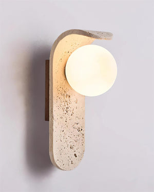 Carlyle Travertine Wall Lamp