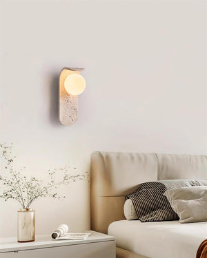 Carlyle Travertine Wall Lamp