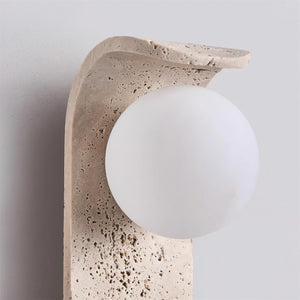 Carlyle Travertine Wall Lamp