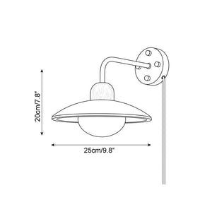 Lámpara de Pared Carolia con Enchufe