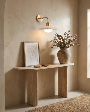 Carolia Alabaster Wall Sconce