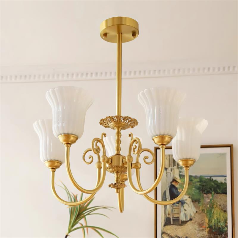 Caroline Brass Chandelier