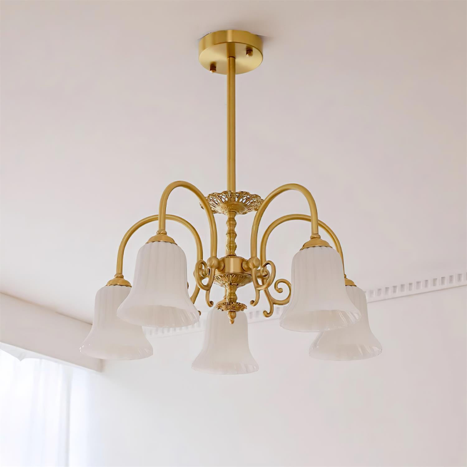 Caroline Brass Chandelier