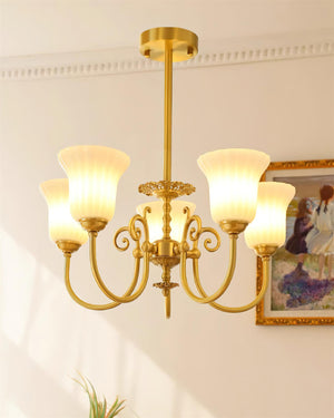 Caroline Brass Chandelier