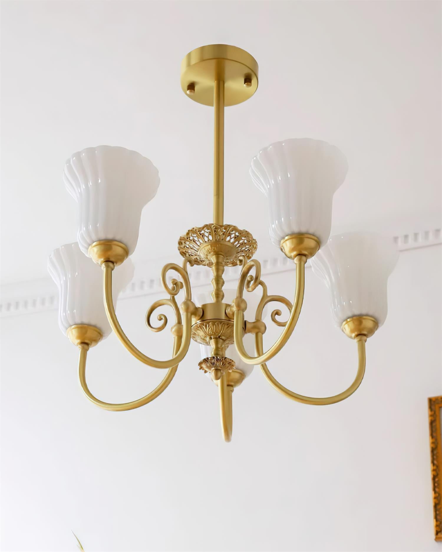 Caroline Brass Chandelier