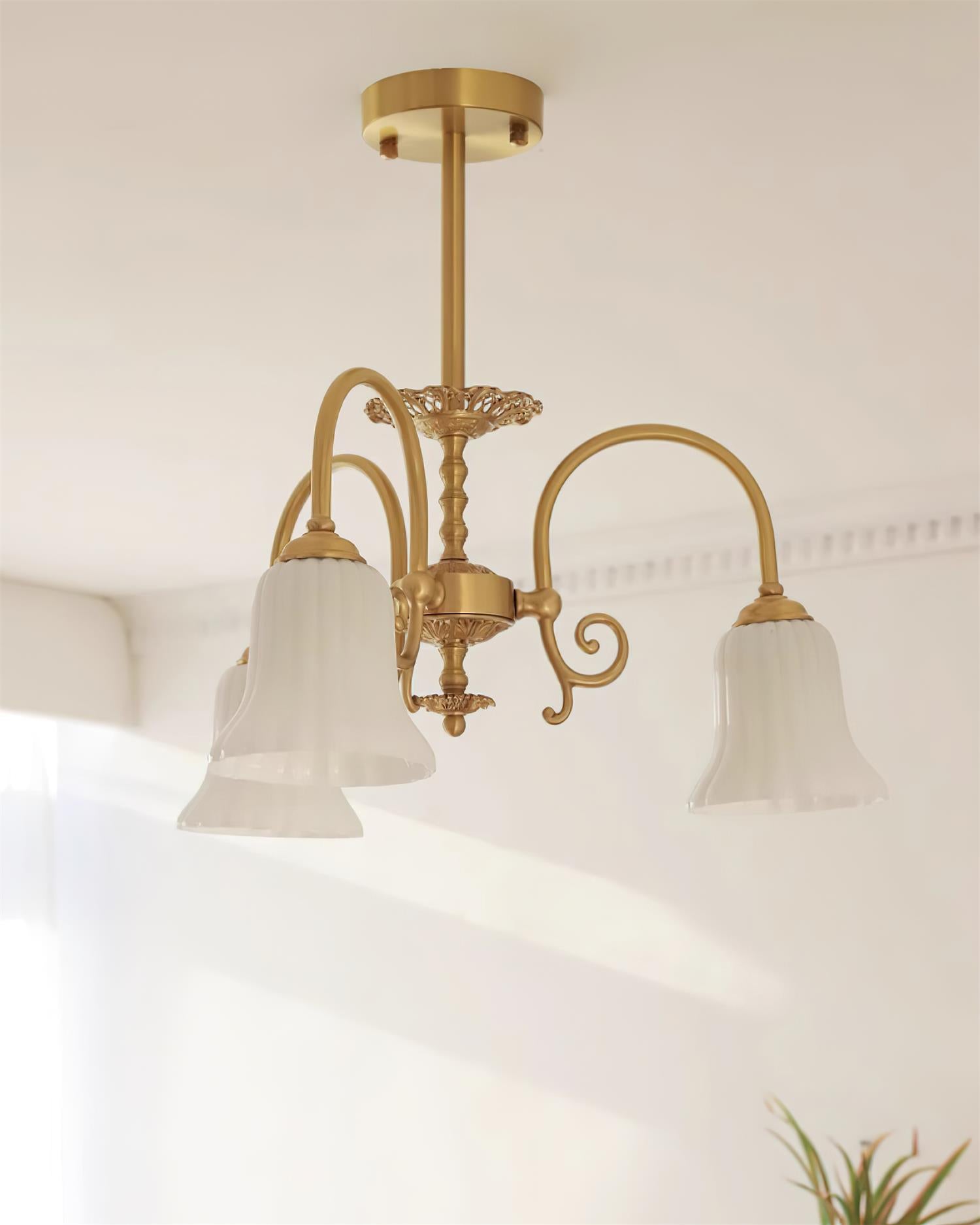 Caroline Brass Chandelier