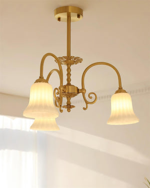 Caroline Brass Chandelier