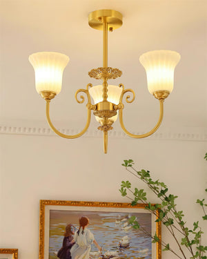 Caroline Brass Chandelier