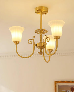 Caroline Brass Chandelier