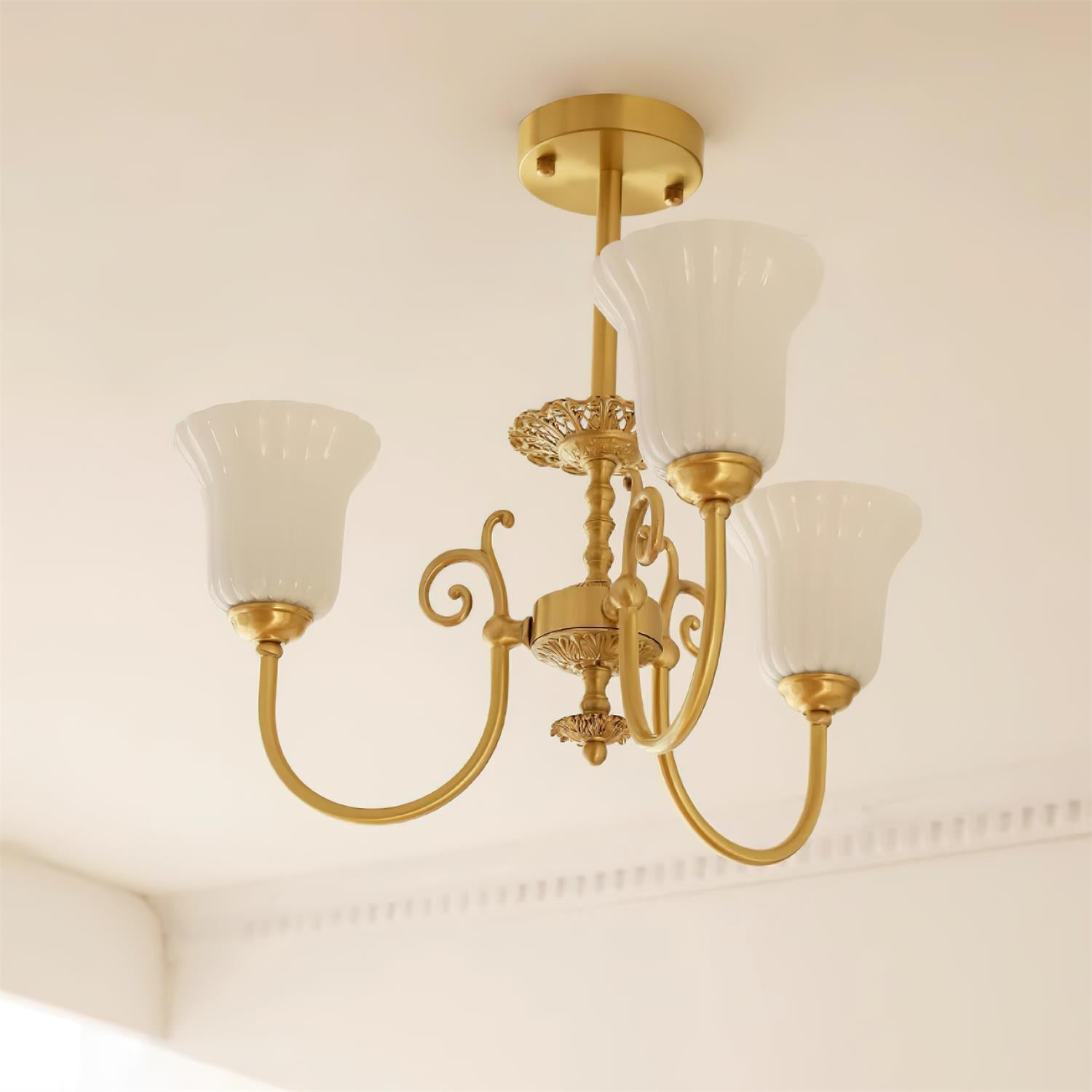 Caroline Brass Chandelier