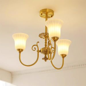 Caroline Brass Chandelier