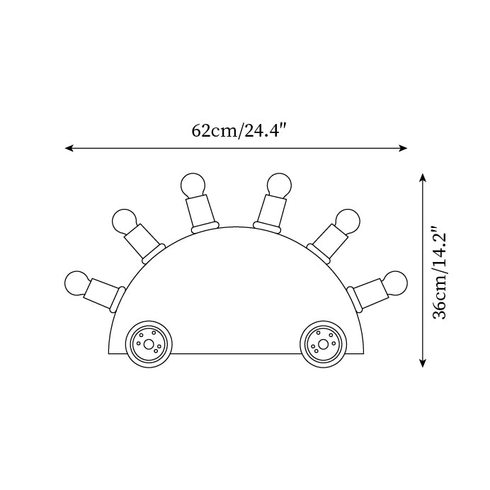 Cartoon Car Table Lamp