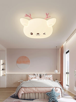 Cartoon Deer Ceiling Lamp 19.3″- 5.1″