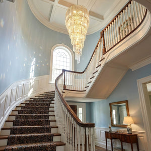 Cascada Spiral Clear Chandelier