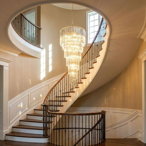 Cascada Spiral Clear Chandelier