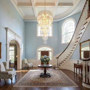 Cascada Spiral Clear Chandelier