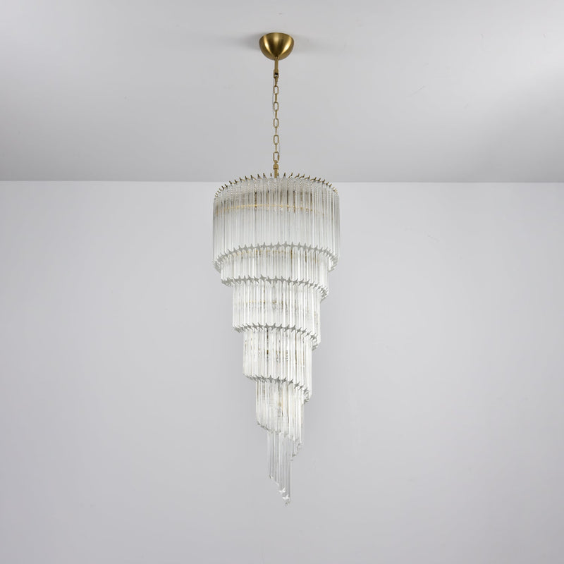 Cascada Spiral Clear Chandelier – detail 22