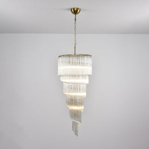 Cascada Spiral Clear Chandelier