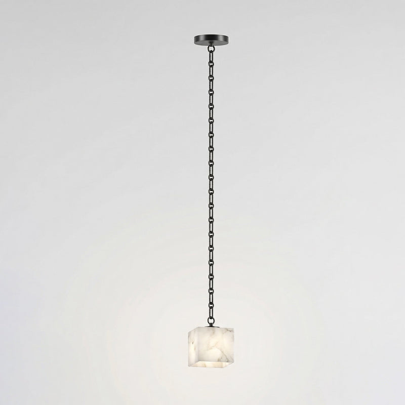 Cascade Chain Cube Chandelier – detail 16