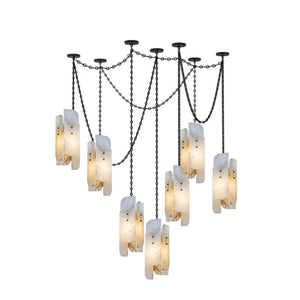 Cascading Chain Cluster Chandelier