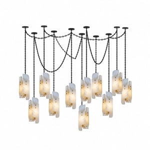 Cascading Chain Cluster Chandelier