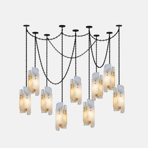 Cascading Chain Cluster Chandelier