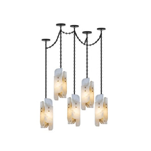 Cascading Chain Cluster Chandelier