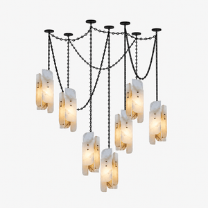 Cascading Chain Cluster Chandelier