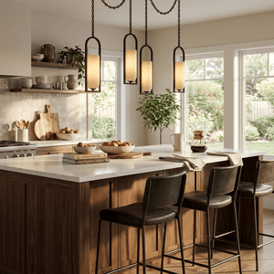 Cascading Chain Lantern Chandelier
