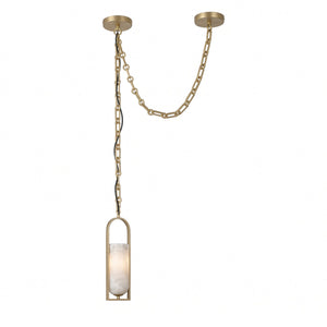 Cascading Chain Lantern Chandelier