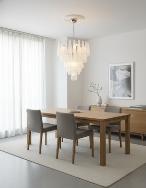 Lámpara de araña de cristal