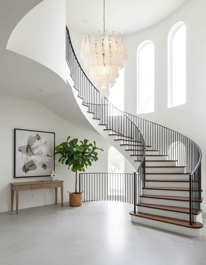 Lámpara de araña de cristal