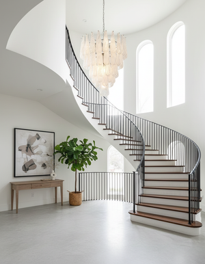 Lámpara de araña de cristal