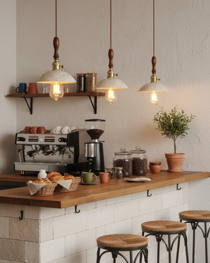 Cask Travertine Pendant Lamp