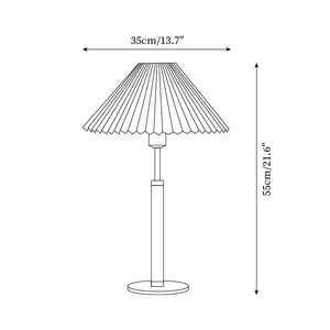 Catelyn Pleated Table Lamp