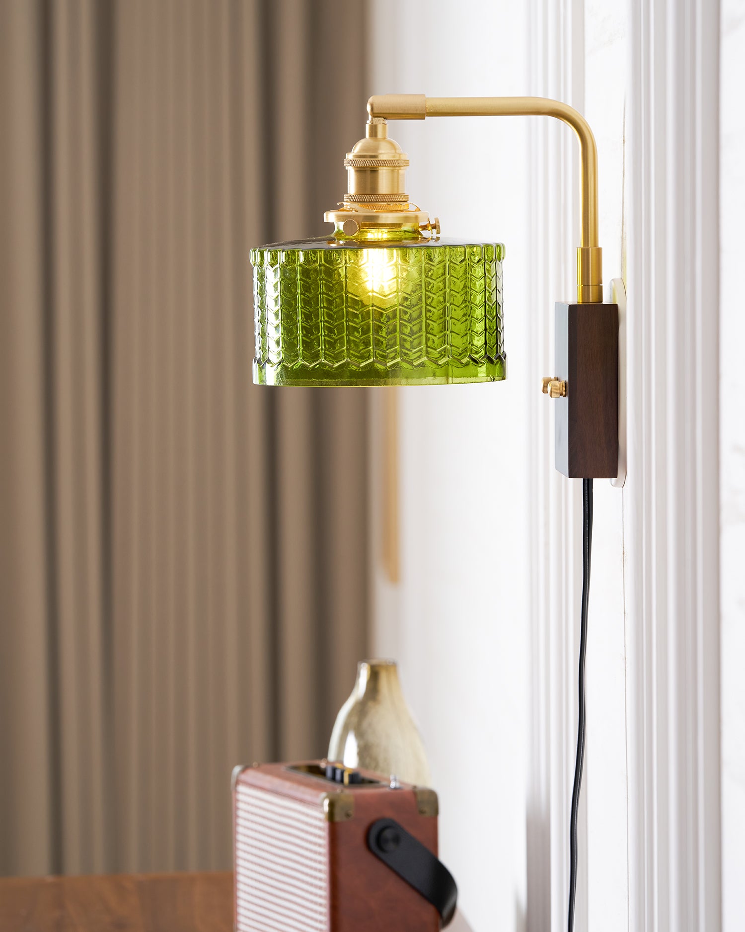Cavella Plug In Wall Lamp