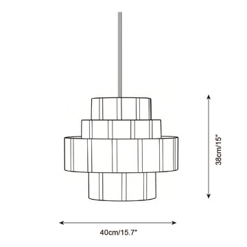 Cavelyn Pendant Light — Dimension drawings 1