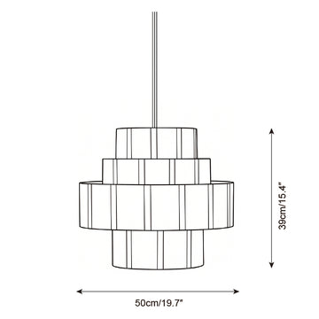 Cavelyn Pendant Light — Dimension drawings 2